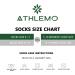 Athlemo Bamboo Diabetic Socks 6 Pairs - No-Binding Ankle White - Men & Women (Size 10-13) - Buy Online on GoSupps.com