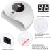 LED UV Nail Lamps White 36W Gentle & Not Hurt Hands Black Gel Nail Polish Nail Dryer Curing Lamp with 30/90S Timers Auto Sensor LED Digital Display USB Plug Carry Convenient for Home and Salon One Size White - Buy Online on GoSupps.com
