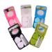 Lurrose Oval Foundation Brush 5pcs Lens Storage Lens Display Case Care Box Colored Contact Lenses Lens Case