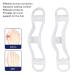 Socobeta Orthopedic Toe Separator - Silicone Foot Ball Alignment 2 Pack Comfortable & Multifunctional - Buy Online on GoSupps.com