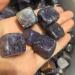Natural Crystal Rough 6pcs Natural Lepidolite Stone Cubic Crystal Tumbled Stones Cube Collectible Minerals Specimen for Home Decor