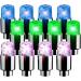 Naveso Bright Valve Caps - 12 PC Bike Tire Lighting Accessories with Intelligent Sensors for Cars & Motorcycles - Buy Online on GoSupps.com