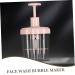Shampoo Tools Bubble Maker | Skin Care Foaming Bottle | Portable Pink Face Foam Maker for Effortless Skincare - Buy Online on GoSupps.com