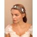 BERYUAN Women White Flower Hair Vine Pearl Hair Piece Rhinestone Gold Wedding Hair Accessory Gift for Her Rhinestone Opal Hair Piece Party Headress for Bride Bridesmaid Girls (Gold) - Buy Online on GoSupps.com