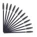 100 Pcs Disposable Mascara Wands Eyelash Brush Spoolies for Eyebrow Eye Lash Extension (Pink) (Black)
