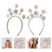 Lurrose Glitter Star Headband - 2 Pack Party Hair Accessories for Kids | Perfect for New Year's & Birthday Celebrations - Buy Online on GoSupps.com