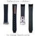 Buy HAMONEE Silicone Watch Strap for Omega Moonwatch - 18mm 19mm 21mm 22mm Soft Bracelet for Speedmaster & Seamaster 300 Black 20mm - Buy Online on GoSupps.com