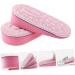 GLEAVI Invisible Heel Lift Insoles for Women - 4 Pairs Breathable Shoe Inserts - Soft Pink Heightening Half Pads for Canvas Shoes (12.5x6x3.5CM - Buy Online on GoSupps.com