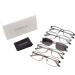 Eyecedar Amcedar Reading Glasses for Men - Rectangle Frame Stainless Steel Spring Hinges | +3.00 Magnification | 5 Colors Available - Buy Online on GoSupps.com
