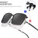 Devirld 2-in-1 Progressive Multifocal Reading Glasses for Men & Women - Anti Blue Light UV400 with Polarized Sunglasses Clip - Black 1.0x - Buy Online on GoSupps.com