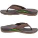 IRSOE Women's Plantar Fasciitis Sandals - Arch Support Flip Flops for Flat Feet & Heel Pain Relief - Brown, Size 10 - Buy Online on GoSupps.com