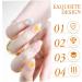 FRCOLOR 2pcs 1 Nail Art Polymer Clay Polymer Clay Beads Moon Stars Slices Vase Filler Color Stickers Nail Polish Sticker Fruit Stickers Nail Polish Accessories Patch Candy - Buy Online on GoSupps.com
