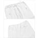 FEOYA Women Baggy Cargo Pants Drawstring Loose Straight Leg Hip Hop Parachute Pant - Y2K Egirl Joggers - White (Size Small) - Buy Online on GoSupps.com