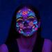 Beisto 8 Set Fluorescent Face Tattoo Stickers - Glow UV Neon Temporary Tattoos for Women - Halloween Christmas Festival Party Props - Buy Online on GoSupps.com