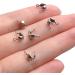 BronaGrand 200Pcs Stainless Steel Calotte Ends Clamshell Knot Covers for Jewelry Making - Buy Online on GoSupps.com