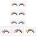 POPETPOP 3 Pairs Fluorescent False Eyelashes Lashes Glitter Lash Extensions Fake Eyelashes with Glitter Dramatic Fluffy False Eyelashes False Lash Make up High-grade Fiber 3d Decorate - Buy Online on GoSupps.com