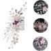 Amosfun 1pc Braided Flower Comb Hair Accessory for Women Pearl Tiara Bridesmaid Hair Accessories Flower Hair Comb Hair Barrettes for Women Bridal Hair Comb Handmade Wedding Hair Comb White - Buy Online on GoSupps.com