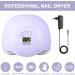 Roexun 168W UV LED Nail Lamp - Portable USB Nail Dryer for Gel Polish with Auto Sensor & 4 Timer Settings | Perfect for Fingernail & Toenail Care - Buy Online on GoSupps.com