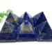 Natural Blue Lapis Lazuli Stone Quartz Crystal Pyramid Tower Home Ornaments Decoration Stones Can be Used for Home Office Decoration - Buy Online on GoSupps.com