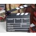 KISEER 12"x11" Movie Film Clap Board Wooden Movie Clapboard Film Clapper Board  Black & White - Buy Online on GoSupps.com