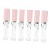 SOESFOUFU 6pcs Lip Gloss Empty Tube Lip Gloss Pigment Empty Eyeliner Mascara Bottle Bulk Lip Balm Pink Abs