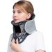Safwel neck tractor adjustable portable barehole neck support neck support for neck pain and support for women with button
