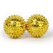 FREDY 1 Pair Magnet Palm Massage Balls Golden Small 32mm