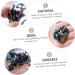 COHEALI 6 Pcs Colorful Crystal Clusters Fish Tank Decorations Meditation Crystals and Stones Crystal Gems Colorfulx3pcs 3X3CMx3pcs - Buy Online on GoSupps.com