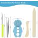 KITANIS 14 Pieces Paper Quilling Tools Slotted Kit - Assorted Sizes Rolling Curling Needle Pen for DIY Art & Craft Projects - Purple - Buy Online on GoSupps.com