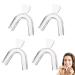 4Pcs Mouth Guard for Teeth Grinding Mouthguard for Braces Best Mouth Guard for Sleeping&Clenching at Night Retainer Reusable Teeth Whitening Trays Sleep Mouth Guard Adults&Kids to Prevent Bruxism