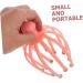 Collbath 2 STK Handheld Head Massager - Silver Ponytail Clip & Octopus Plastic Scraper for Ultimate Relaxation | International Shipping Available - Buy Online on GoSupps.com