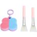Silicone Face Scrubber Set Flexible Silicone Face Scrubber Foam Brush for Easy Skin Massage Portable and Soft with Storage Box for Skin Care - Buy Online on GoSupps.com