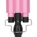 3 Barrel Hair Curling Iron Temperature Adjustable 25mm Hair Waver Curling Wand Fast Heating Hair Crimper Curling Wand for Curly Styling (-US) Pink-us - Buy Online on GoSupps.com