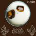 Cello Celestial Scented Candle with Tigers Eye Gemstones - Metallic Gold Candle with Brown Crystals - Ideal Gift for Men and Women - Buy Online on GoSupps.com