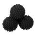 uxcell 4pcs Reusable Laundry Dryer Balls Vinyl Drying Balls for Reduce Wrinkles Static Fabric Softener Reduce Drying Time Save on Energy Black