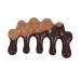 Hapinary Massagekamm Headwum wooden comb for hair scalp care comb wooden massage no static comb wide tooth comb portable comb massage tool scalp ridge 10.00x5.50.00cm black