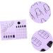 POPETPOP Silicone manicure pad fingernail mat silicone acrylic nail mat manicure mat silicone manicure art mat manicure tools acrylic manicure mat Silica gel coloring nail polish purple 28x20cm Purple - Buy Online on GoSupps.com