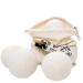 6Pcs Wool Dryer Balls Wool Laundry Balls with Drawstring Bag Reusable Fabric Softener Pet Hair Remover Wool Dryer for Reduces Clothing Wrinkles and Speeding Up Dry Time