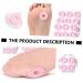 GLSTOY 72pcs Toe Shoe Protectors - Soft Latex Cushions for Corns, Calluses, Bunion Pain Relief - Buy Online on GoSupps.com