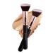 GFOUNS Foundation Brush For Liquid Makeup :Angled & Flat Top Kabuki Brush Synthetic Professional Makeup Brush For Liquid Cream and Powder-Buffing Blending Flawless Face Brush(GFOUNS-BR003-2P)