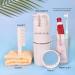 Travel Toothbrush Kit | 8-in-1 Tsa Approved Container (Carrara White) - Buy Online on GoSupps.com