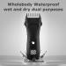 Men's Electric Body Hair Trimmer & Beard Shaver - USB Rechargeable, Waterproof Groomer with LED Display - Buy Online on GoSupps.com