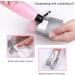 200 Pcs Foil Nail Wraps Remover + Cuticle Pusher | Nail Art Soak Off Gel & Acrylic Polish Removal Kit - Buy Online on GoSupps.com