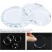 Nail Art Palette Set - 2pcs Color Mixing Tools for DIY Nail Art Drawing - Glass Makeup Pallet for False Eyelash Glue - Toning Dish for Professional Results - Buy Online on GoSupps.com