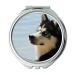 YENDOSTEEN Mirror makeup mirror Husky Dog Dog Breed Animal Sled Dog Snow Dog02 pocket mirror portable mirror
