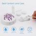 Tribal Wolf Head Contact Lens Case - Portable Travel Storage Box Kit with Mirror for Daily Use - Buy Online on GoSupps.com