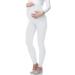 Be Mammy Women's Maternity Long Leggings 02 XXL White