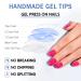 BettyCora Square Press-On Nails Set - 24 Pcs, 12 Sizes, Spring/Summer Gel Acrylic Manicure for Women/Girls - Pink/Magenta - Buy Online on GoSupps.com