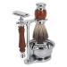 Premium Shaving Brush Bowl Set - Manual Alloy Razor Holder & Beard Care Gift for Men - Ship Internationally - Buy Online on GoSupps.com