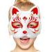 Vaguelly 30 Pack Cat Masks - DIY White Cat Half-Face Masks for Halloween & Cosplay | Therian Masquerade Party Accessories - Buy Online on GoSupps.com